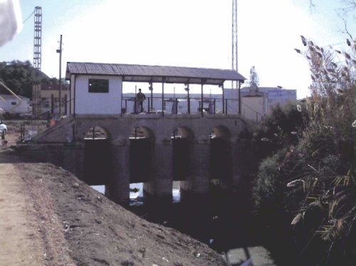 Toma de canal de ríos de Levante de Guardamar del Segura