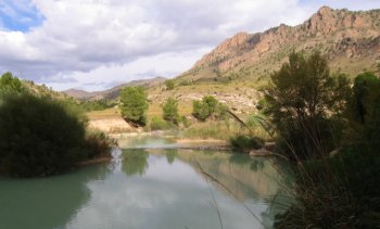 Imagen del río Segura en Minas (Albacete)