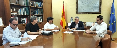 La CHS analiza con ASAJA Alicante y la Comunidad de Regantes San Onofre Torremendo di 