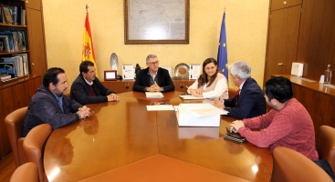 La CHS analiza con la Comunidad de Regantes Murada Norte la regularización de su perí 