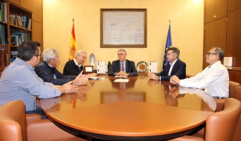 El presidente de la CHS mantiene una reunión con los alcaldes de Pilar de la Horadada 