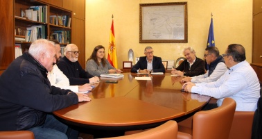 El presidente de la CHS mantiene una reunión de trabajo con los presidentes de las Co 