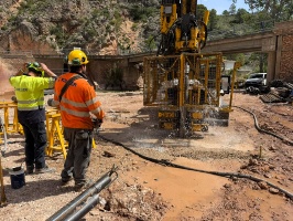 La CHS inicia los trabajos, declarados de emergencia, de reparación del azud de Liéto 