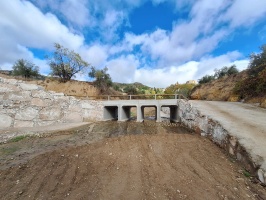 La CHS finaliza la reconstrucción de las obras de drenaje transversal del Arroyo del  