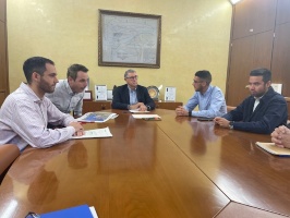El presidente de la CHS se reúne con representantes del Ayuntamiento de Crevillente 