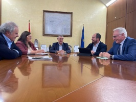 El presidente de la CHS mantiene una reunión con los alcaldes de Los Alcázares y Torr 