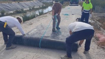 La CHS inicia la segunda fase de los trabajos de restauración medioambiental en el rí 